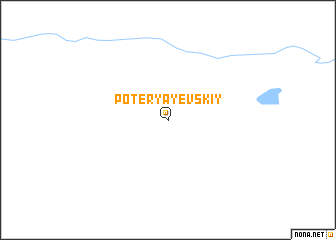 map of Poteryayevskiy