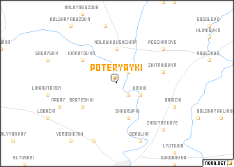 map of Poteryayki
