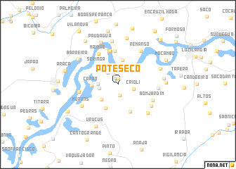 map of Pote Seco