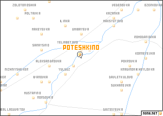 map of Poteshkino