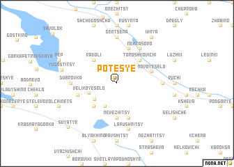 map of Potes\