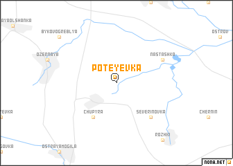 map of Poteyevka