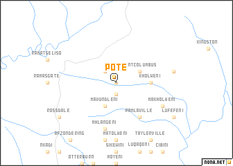 map of Pote