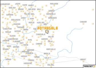 map of Potha Gala