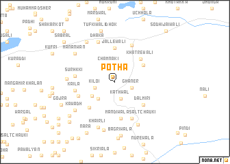 map of Potha