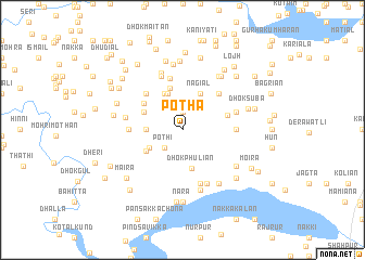 map of Potha