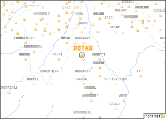 map of Potha