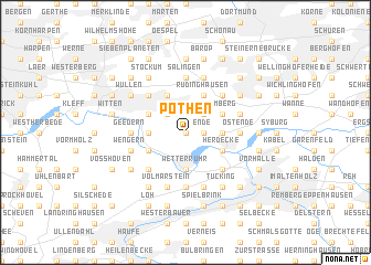 map of Pöthen