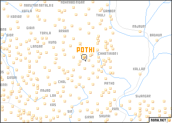 map of Pothi