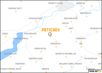 map of Potichek