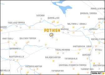 map of Potīkeh