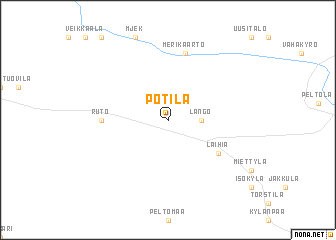 map of Potila