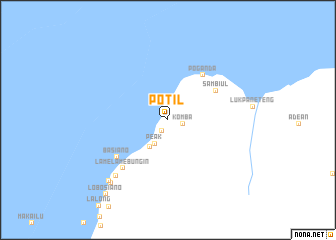 map of Potil