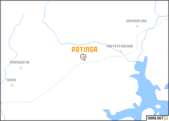 map of Potinga