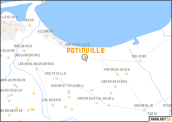 map of Potinville