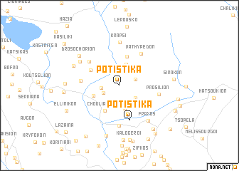 map of Potistiká