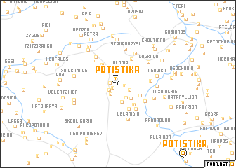 map of Potistiká