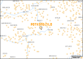 map of Potkondžilo