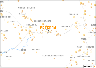 map of Potkraj