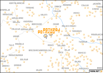 map of Potkraj