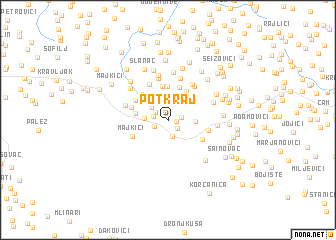 map of Potkraj