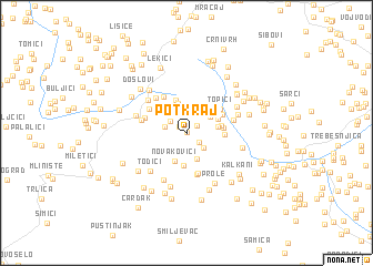 map of Potkraj