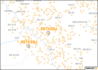 map of Potkraj