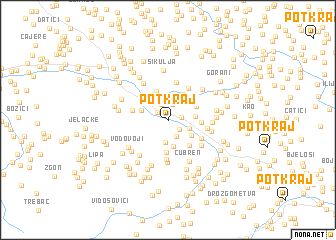 map of Potkraj