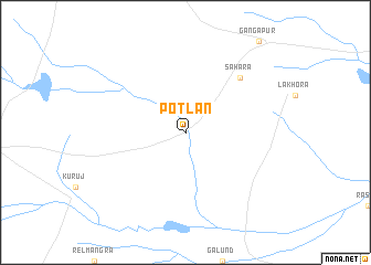 map of Potlan