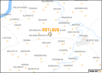 map of Potlovo