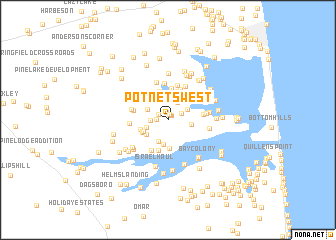 map of Pot Nets West