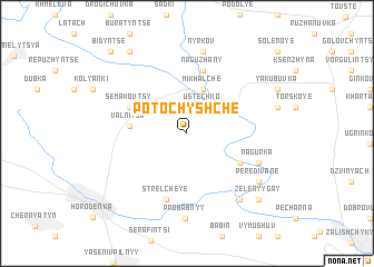 map of Potochyshche