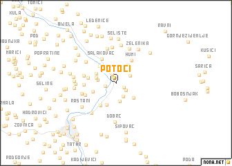 map of Potoci
