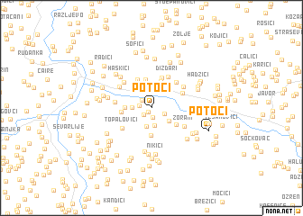 map of Potoci