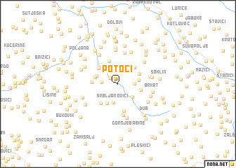 map of Potoci