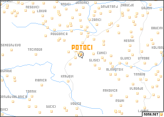 map of Potoci