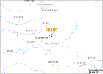 map of Potoc