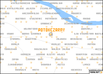 map of Potok Czarny