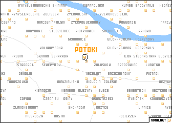 map of Potoki