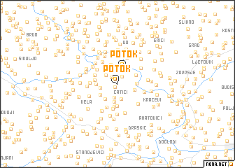 map of Potok