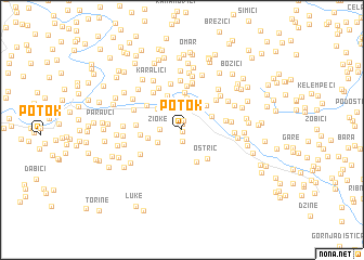 map of Potok