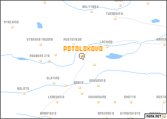 map of Potolokovo