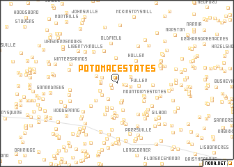 map of Potomac Estates