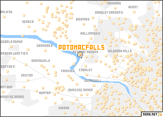 map of Potomac Falls