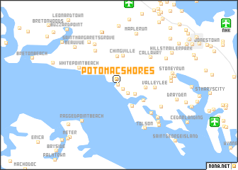 map of Potomac Shores