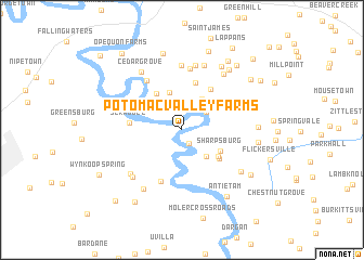 map of Potomac Valley Farms