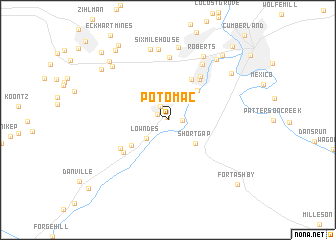 map of Potomac