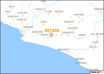 map of Potoma
