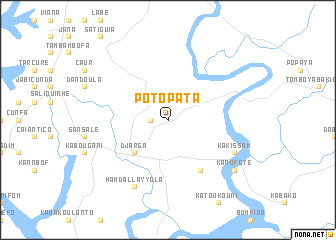 map of Potopata