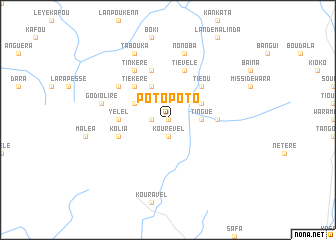 map of Potopoto